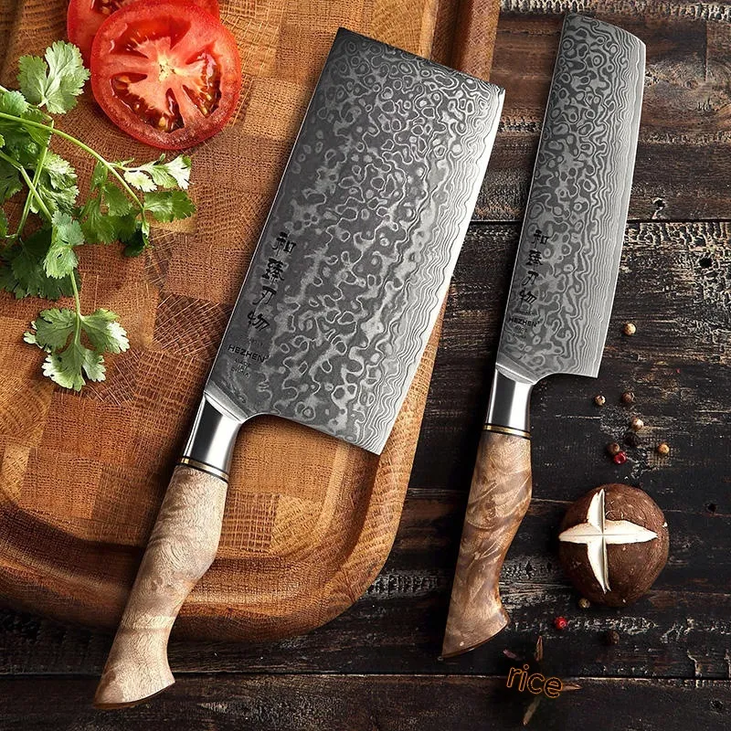 Nakiri, 67 damascus layers
